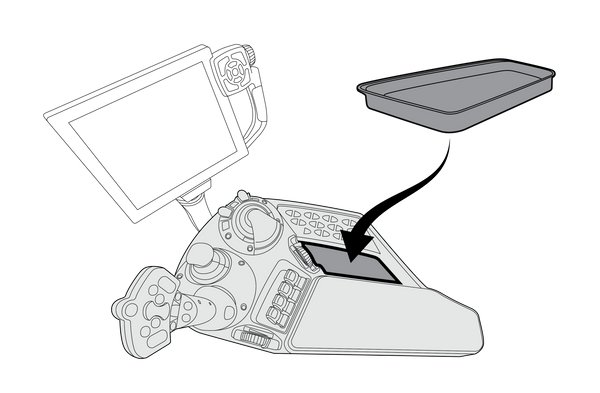 BUNDLE 2x large storage compartment & 2x small storage compartment Suitable for Fendt 500 / 700 / 800 / 900 /1000 / SCR - S4 Power / Profi / Profi Plus