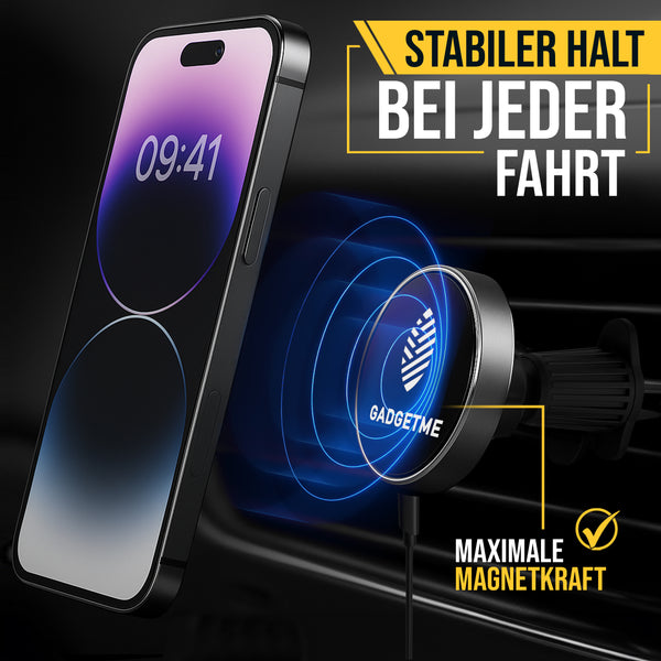 NEU! Gadgetme MagSafe  Qi 2.0 Handyhalterung mit Ladefunktion 15W