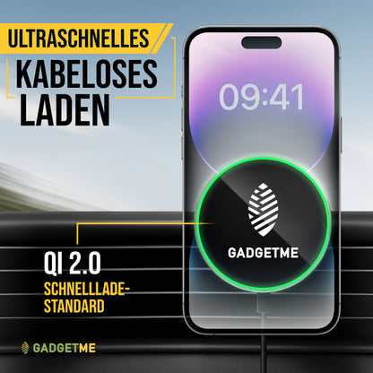 NEU! Gadgetme MagSafe  Qi 2.0 Handyhalterung mit Ladefunktion 15W