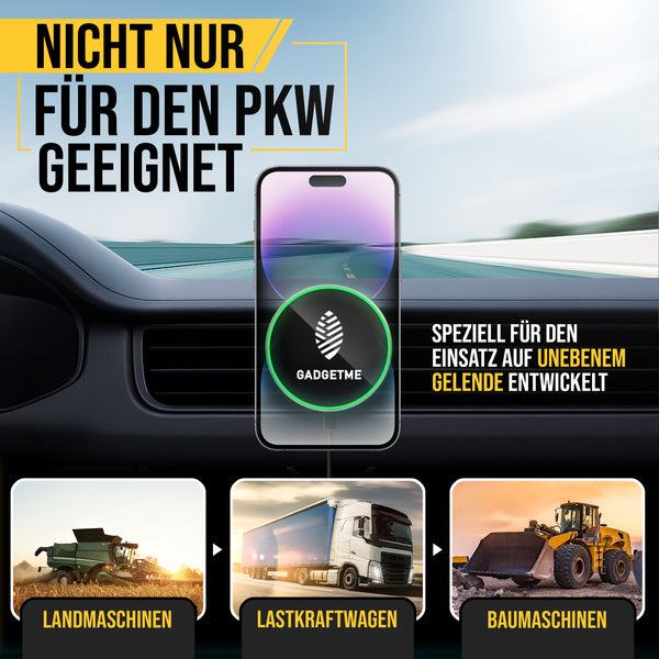NEU! Gadgetme MagSafe  Qi 2.0 Handyhalterung mit Ladefunktion 15W
