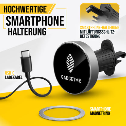 NEU! Gadgetme MagSafe  Qi 2.0 Handyhalterung mit Ladefunktion 15W