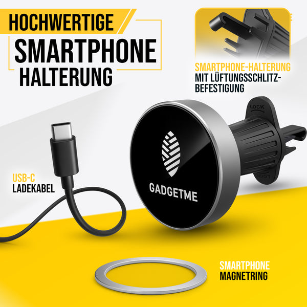 NEU! Gadgetme MagSafe  Qi 2.0 Handyhalterung mit Ladefunktion 15W