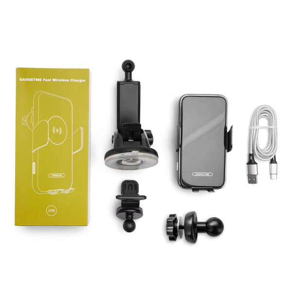 Support de téléphone portable Gadgetme avec fonction de charge sans fil adapté au Fendt One 15W Fast Wireless