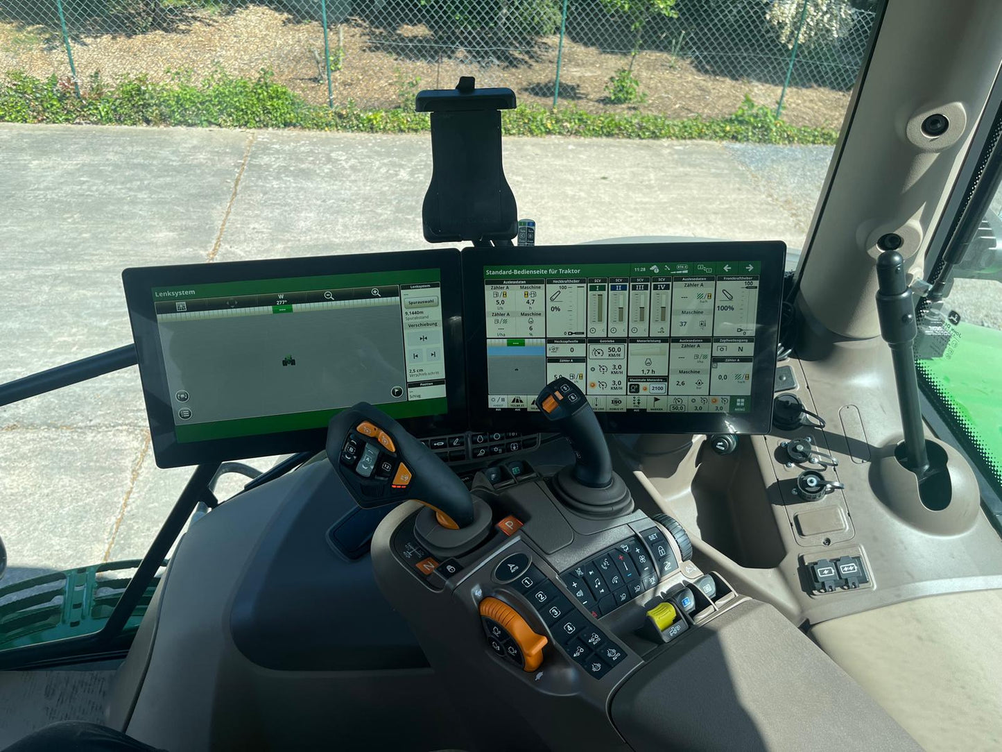 D&S Doppeldisplay-Halter passend für John Deere G5 Plus