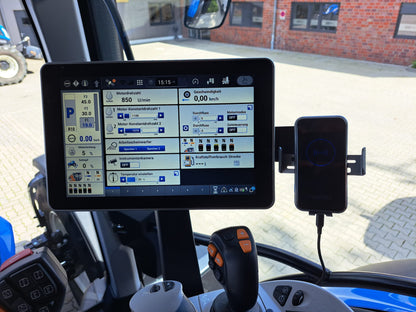 GADGETME wireless phone holder suitable for Case, New Holland & Steyr, AFS 700 Plus / IntelliView 12