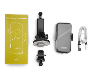 GADGETME Caricabatterie Wireless Veloce 15W con ventosa (auto e camion)