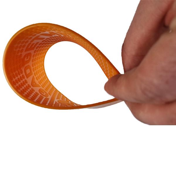Rubber insert color orange